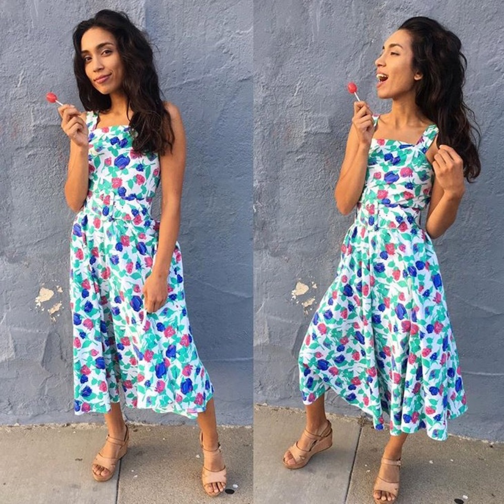 🌹SOLD🌹Vintage Floral Dress